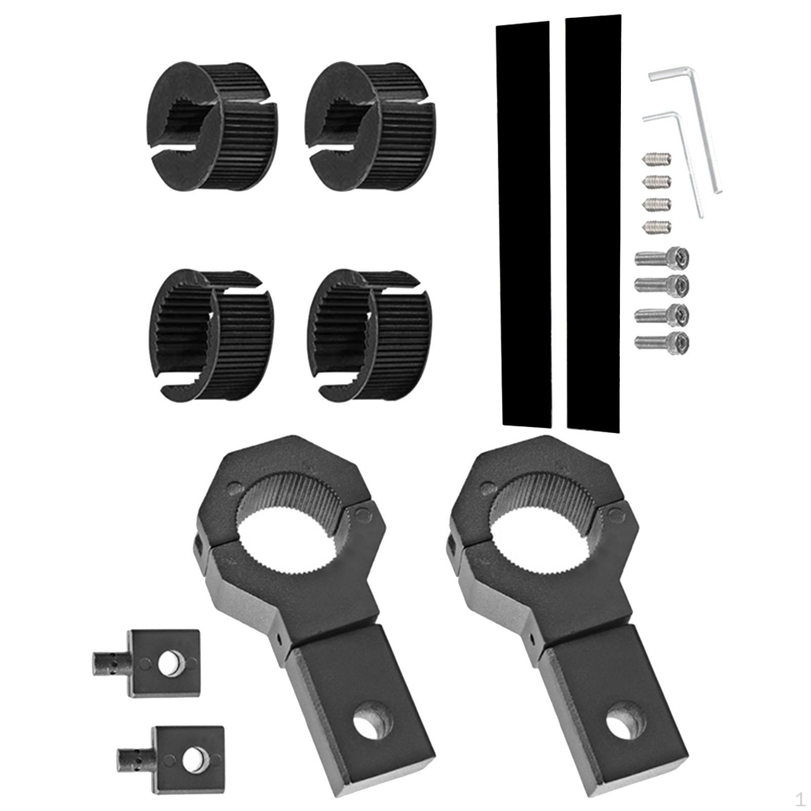 

2x кронштейна для крепления световой балки, зажимы для каркаса безопасности, простое крепление для бездорожья