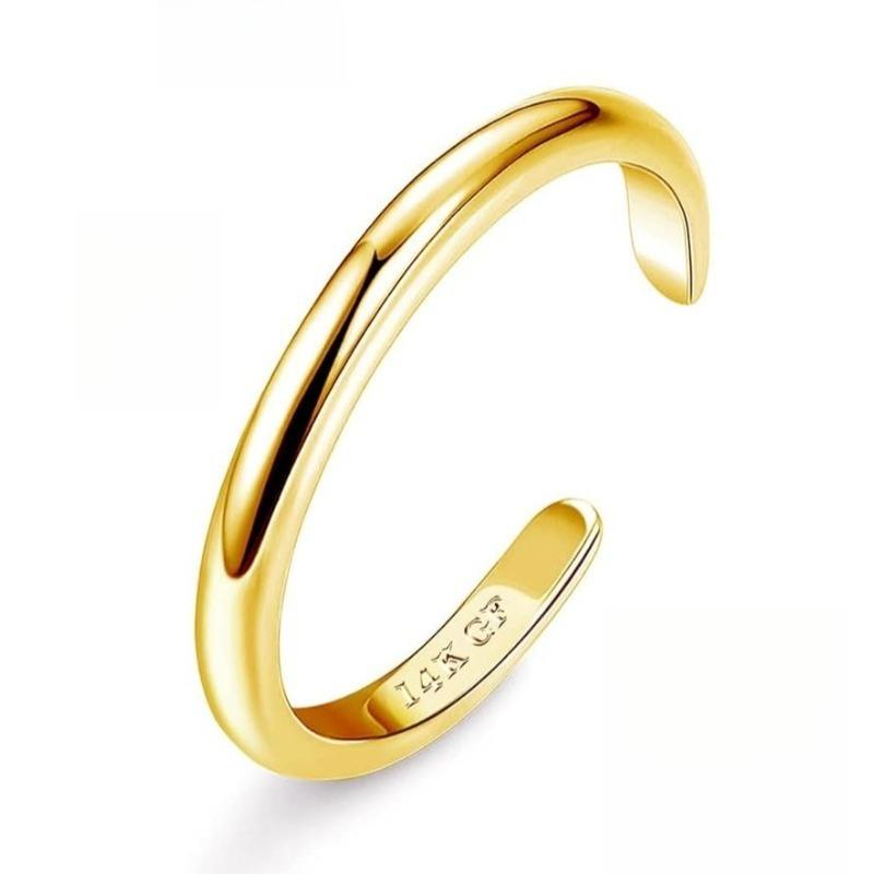 

Bobisty 1/3Pcs 14K Gold-plated Toe Rings for Women Non Tarnish Adjustable Flower CZ Dainty Toe Ring Summer Beach Foot Jewelry