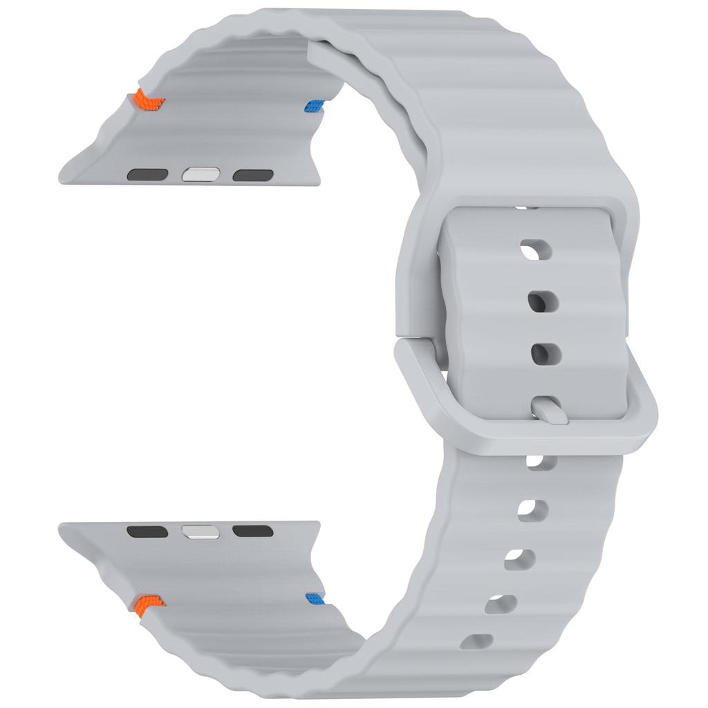 Silicone Strap for Apple Watch Ultra Band 49mm 46mm 45mm 42mm 44mm 40mm 41mm Correa Bracelet Belt iWatch Series 10 9 8 6 7 5 SE