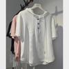 Premium Women's Ice Silk Hooded Slimming Short Sleeve Top - Versatile and Trendy Summer Style