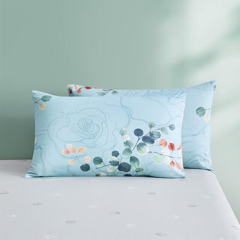 Luolai 100% Cotton 4-Piece Duvet Cover & Sheet Set