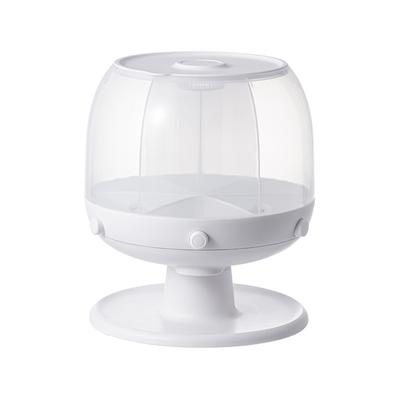 Döner Pirinç Kovası Ev Böcek Geçirmez ve Nem geçirmez Mühürlü Pirinç Kutusu Depolama Tankı Bölme Saklama Kutusu