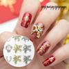 2026 Year of the Horse Rhinestone Nail Art: Pearl Unicorn Metal Alloy Nail Drill Decorations