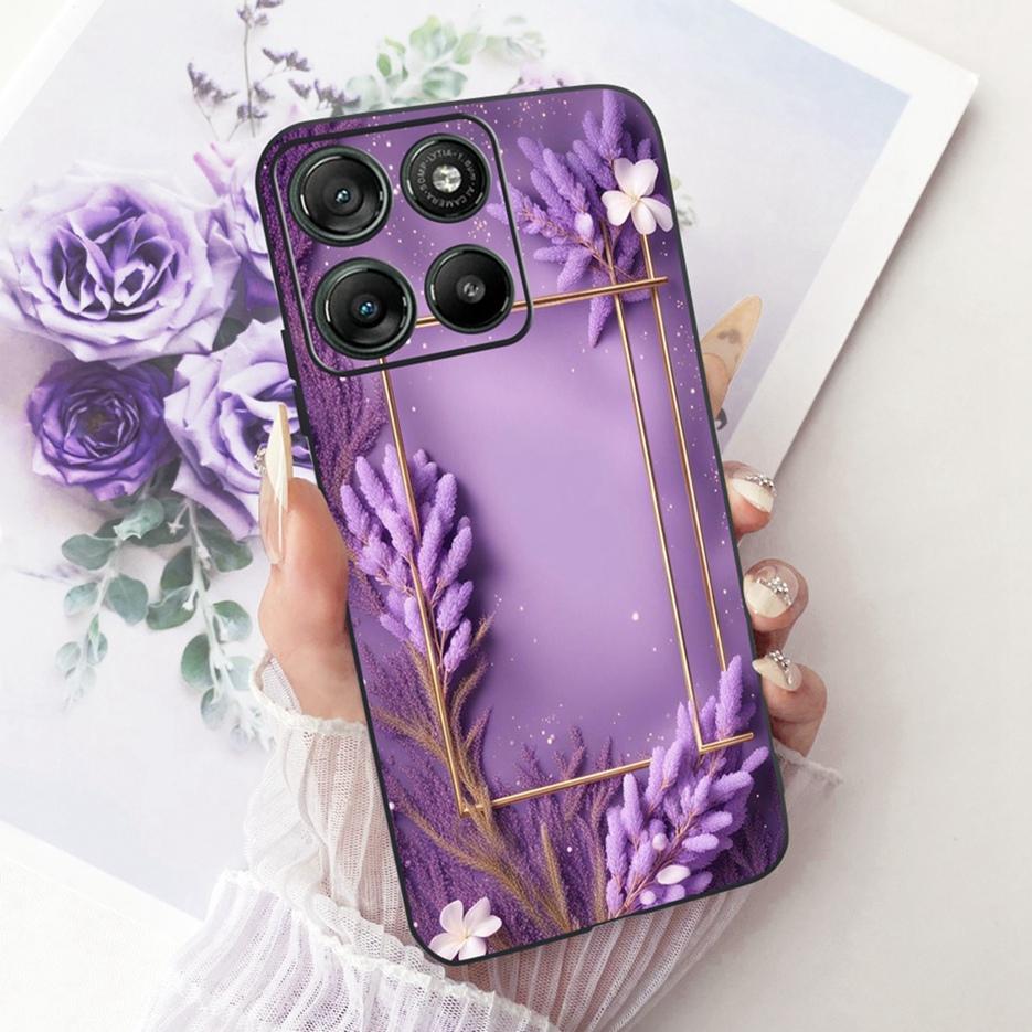 For Motorola Moto G15 Power Case Moto G17 Cute Love Heart Painted Cover Soft Silicone Case For Motorola G17 Power MotoG15 Fundas