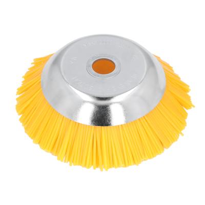 25mm Nylon Wheel Brush Trimmer High Hardness Nylon Manganese Steel Wire Trimmer Head for Courtyard