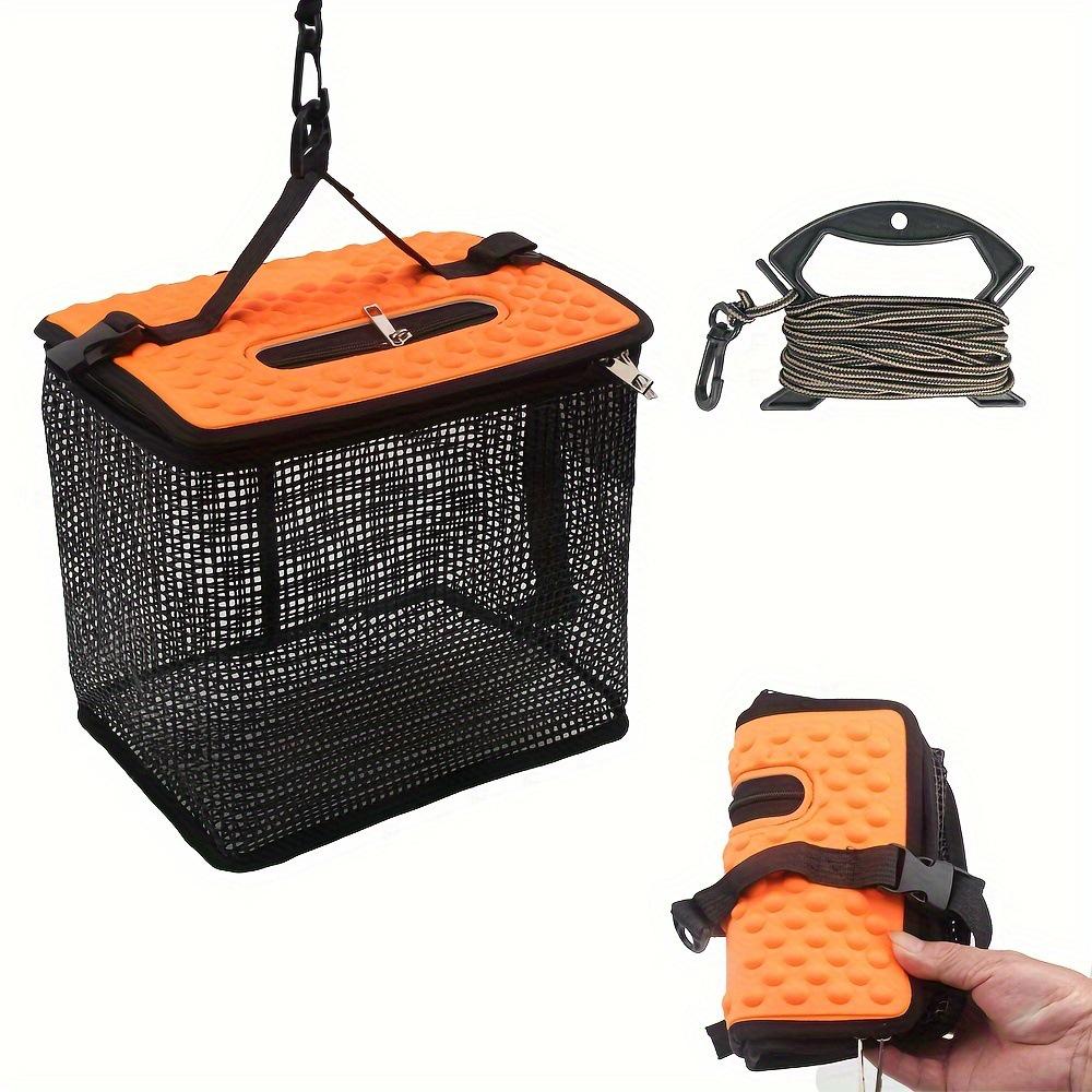 Portable Quick-Dry Fish Protector Net Bag for Sea and Rock Fishing