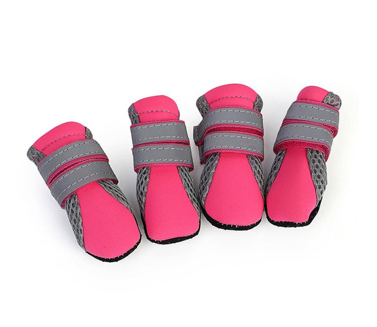 for Small Large Dogs Paw Protectors with Reflective Stripe Hot Pavement Pet Supplies Dog Boots Dog Shoes Pet Rain Boots