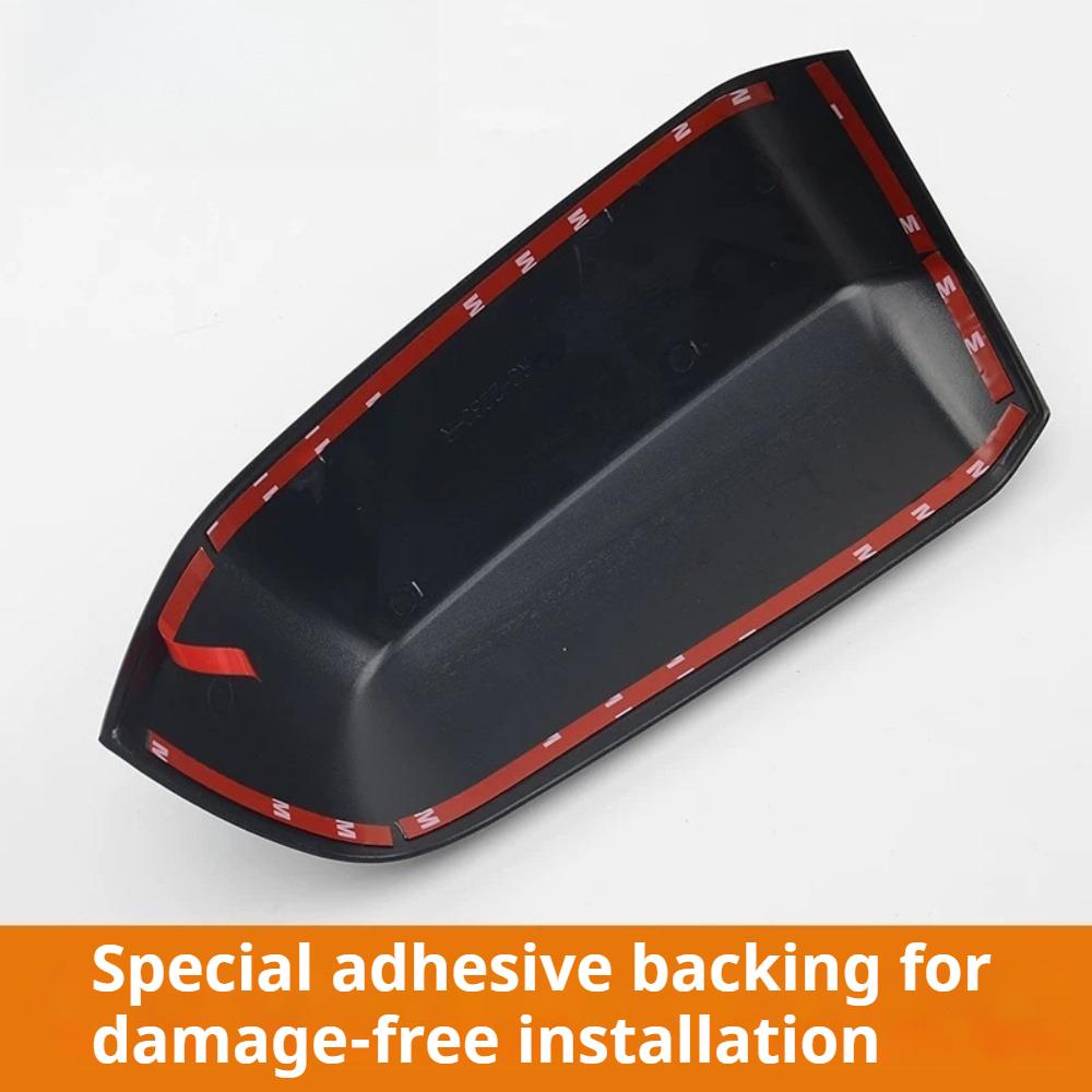 For Ford Ranger 2023-2026 Car Rearview Mirror Cover Carbon Fiber Anti Scratch Side Mirror Shell Exterior Car Accessories