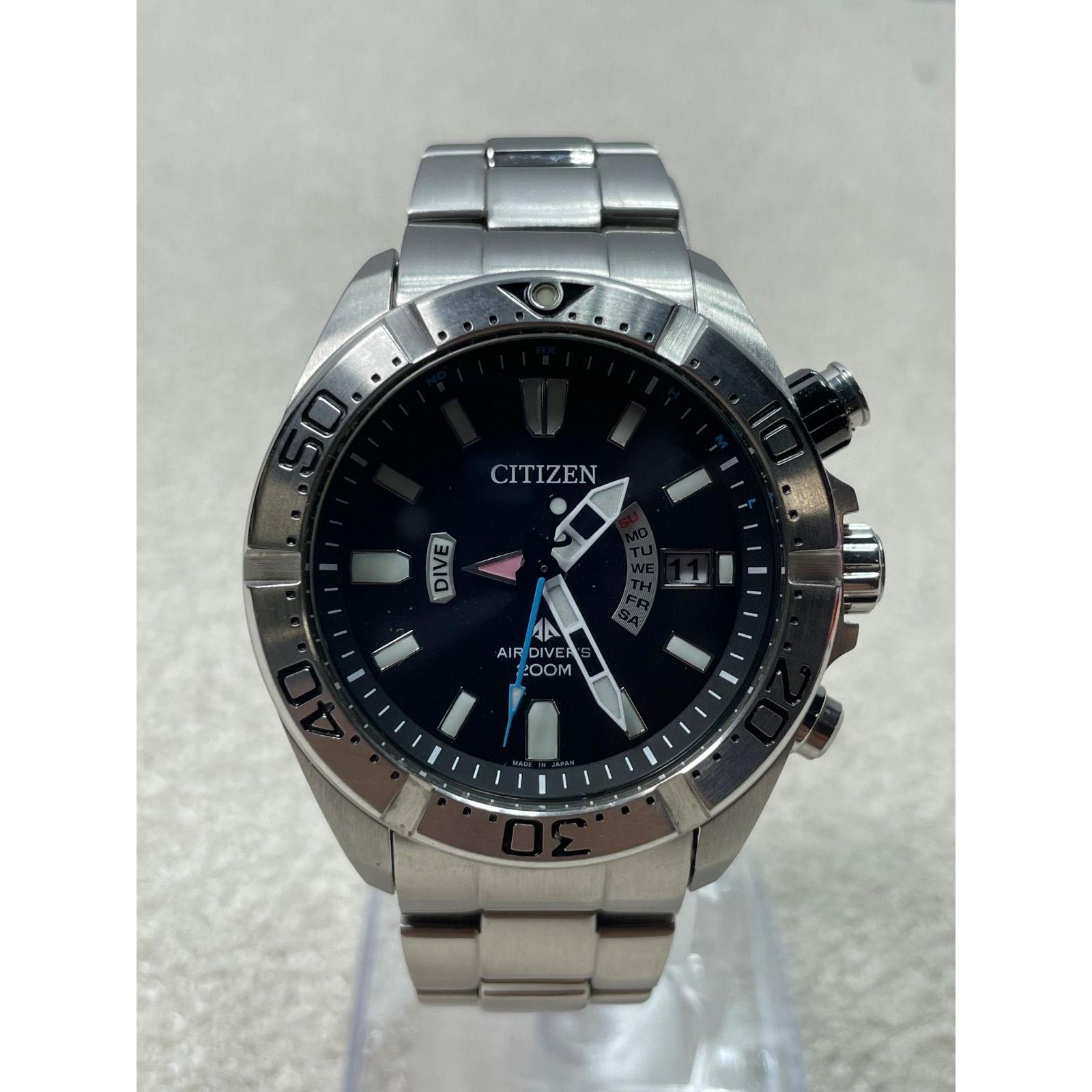CITIZEN PROMASTER AIR DIVERS 200M Eco-Drive Radio Solar Mens Watch Citizen Promaster H-49