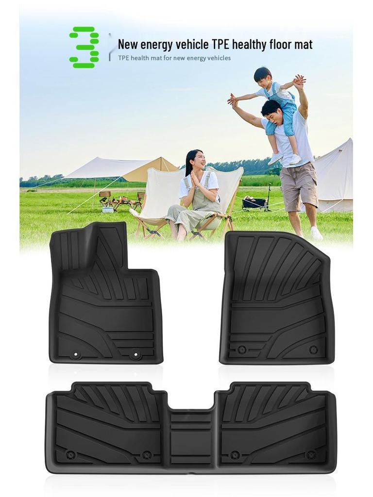 Eco-Friendly TPE Floor and Trunk Mats for 25 BYD Han L DM-i Models
