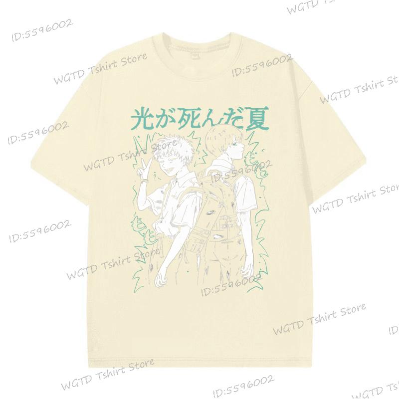 The Summer Hikaru Died Shirt Harajuku Fashion Street Cool T-Shirt Cotton Tee Men Women Anime Apparel Manga Vintage T Shirts
