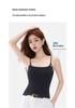 Antibacterial Cool Women's Camisole: Double Straps, Chest Pads, Ice Silk, Seamless Design
