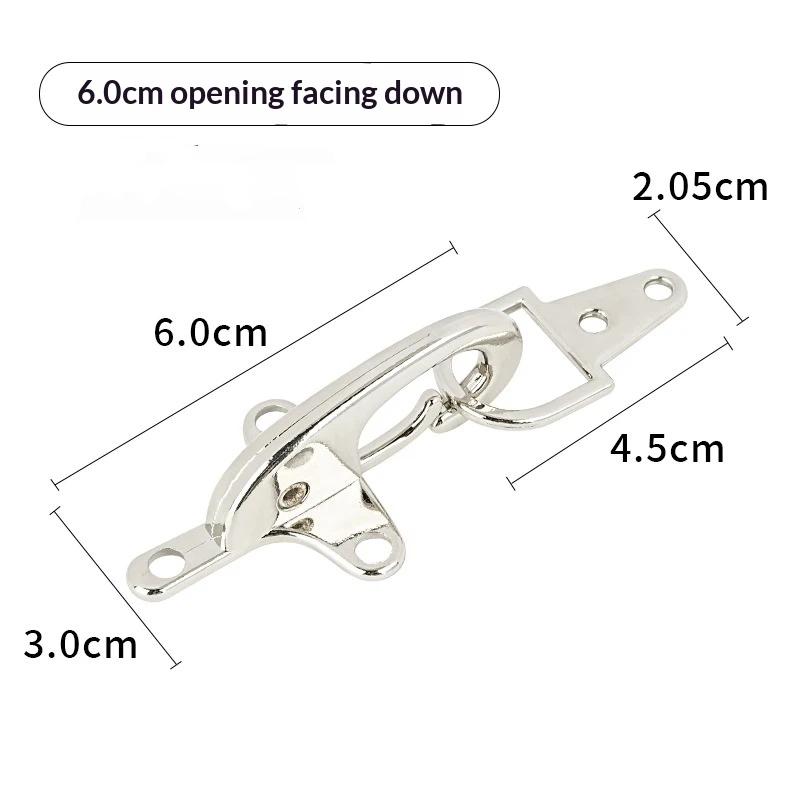 1 Paar Metallschnallen Handtaschenriemen Haken Schraube Dekorative Hummer-Karabinerverschluss Knopf Jacken-Gürtelschnalle Zubehör