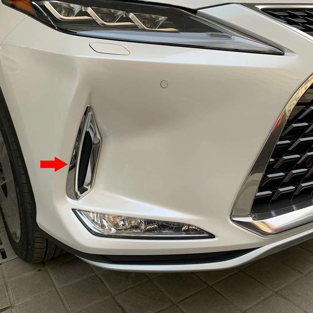 RUIQ Lexus RX300 RX450hL RX450h 20. série pozdní model Exkluzivní vnější chromovaná ozdobná lišta předního mlhového světla kryt rámečku Lexus RX exkluzivní design