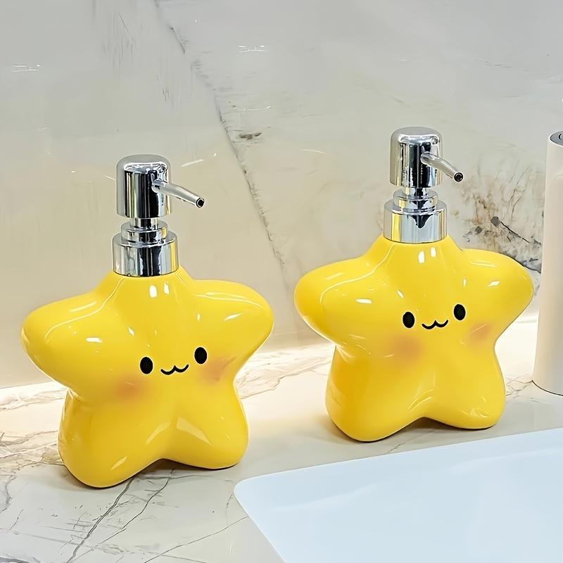 1BUC Sticlă Drăguță cu Stele pentru Loțiune Casnică Baie Șampon Gel de Duș Sticlă Separată Ceramică Creativă cu Pompiță goală