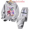 Unisex Sets Children Hoodies Kpop Demon Hunters Kawaii Pullover Sweatshirt Anime Trucksuit Cartoon Clothes