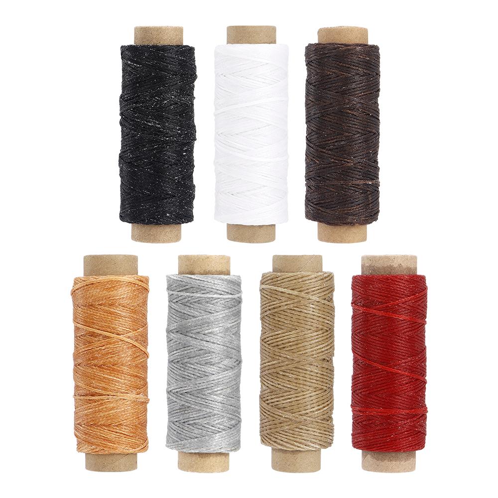 1pcs Leather Waxed Thread, Durable Leather Sewing Thread For Hand Stitching Leather Craft DIY, Leather Shoe Repairing Thread