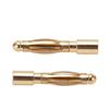 2,0 mm Bullet-Bananenstecker. Reines Kupfer, vernickelt. Bullet-Bananenstecker für Line Plug in