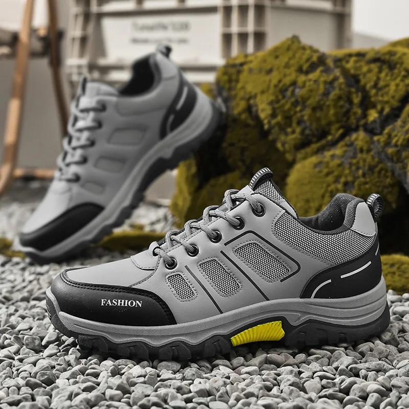 Winter Hot Sale Men's Snow Boots High Quality Anti-slip Waterproof Sneakers Outdoor Wear-resistant Hiking Climbing Sports Shoes