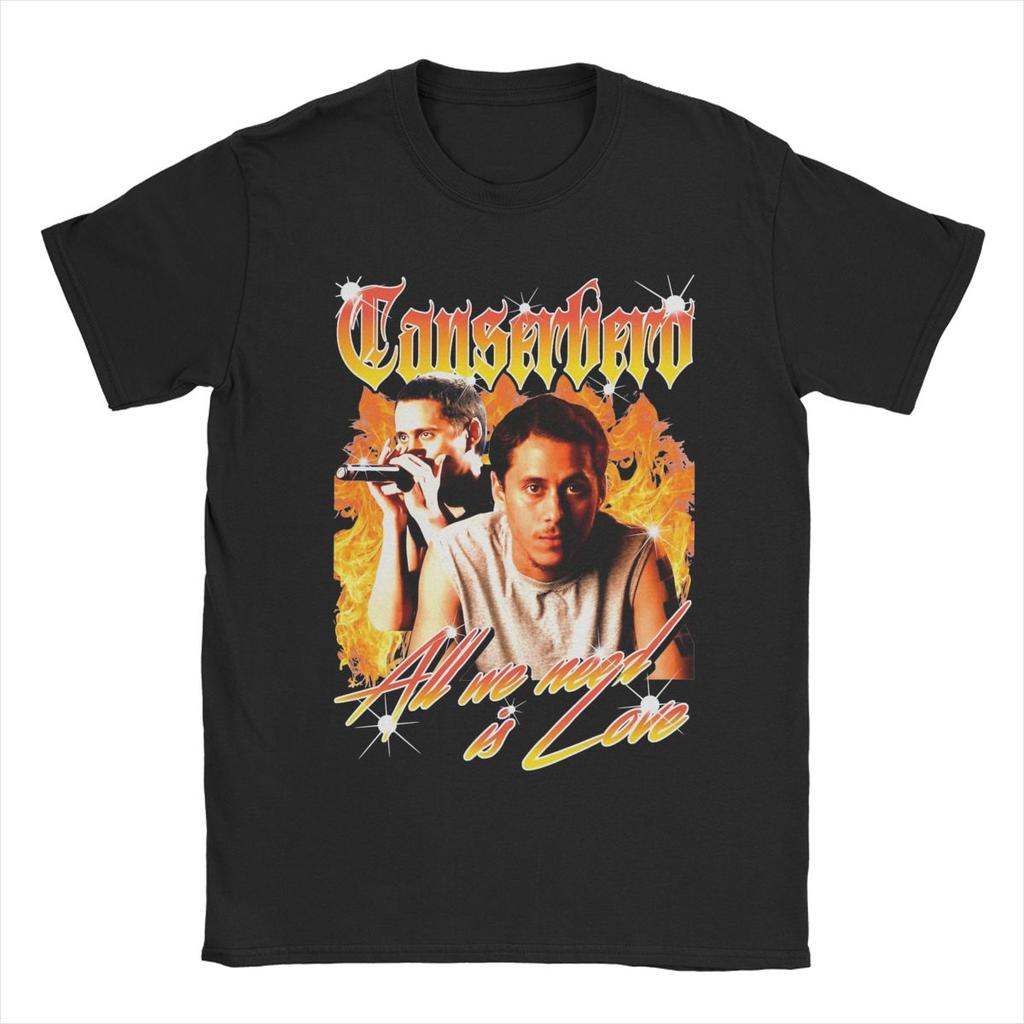 Casual Canserbero T-Shirt Men Crewneck Cotton T Shirts Short Sleeve Tee Shirt Printed Clothing