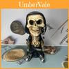 Eye-catching Mechanical Reaper Skeleton Sculpture Decorative Resin Piece For Halloween