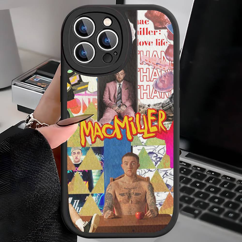 

Cool M-mac Miller Phone Case For IPhone 16 15 14 11 12 13 Pro Max Plus Back Leather Shell iPhone 15 plus