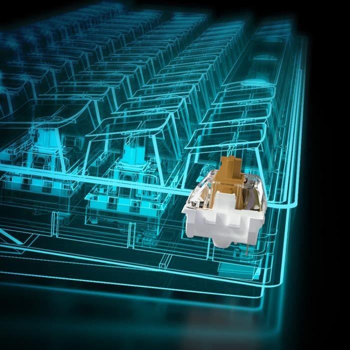 Clavier Mécanique - SHARKOON - SKILLER SGK50 S4 - USB - QWERTZ - Rétroéclairé LED