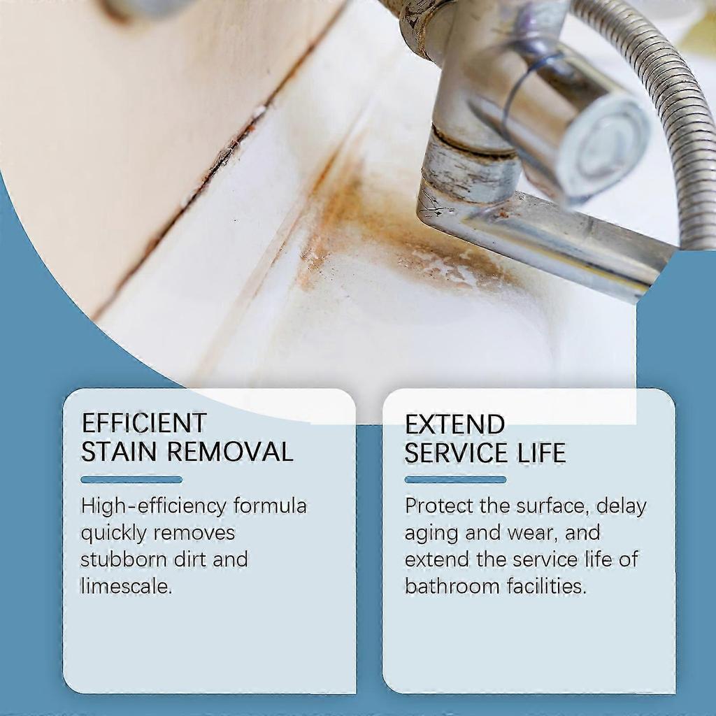 Fast-Acting Bathroom Cleaner with Silver Ions  Protects & Shines Metal, Glass & Tile