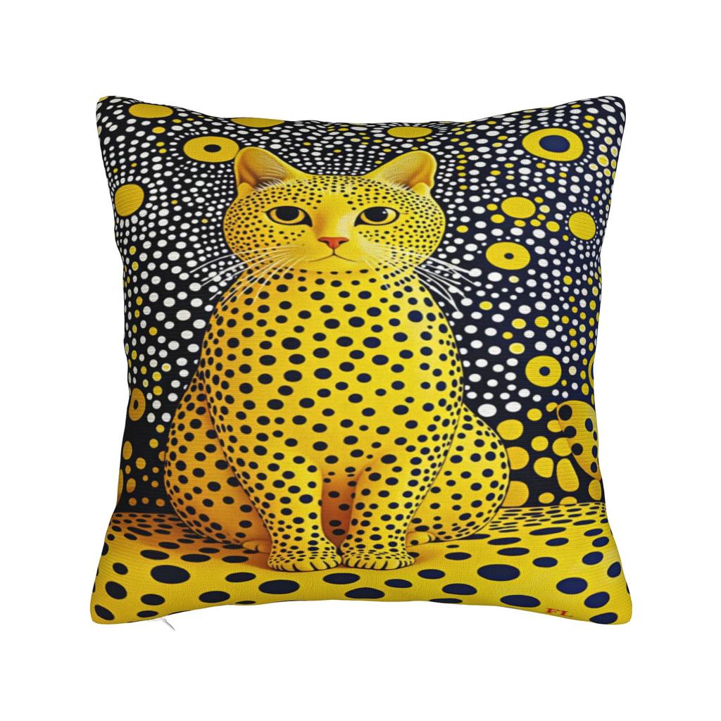 Yayoi Kusama Pillow Cover  Custom Cushion Cover Retro Trendy Pillow Case For Wedding Party Home Decor