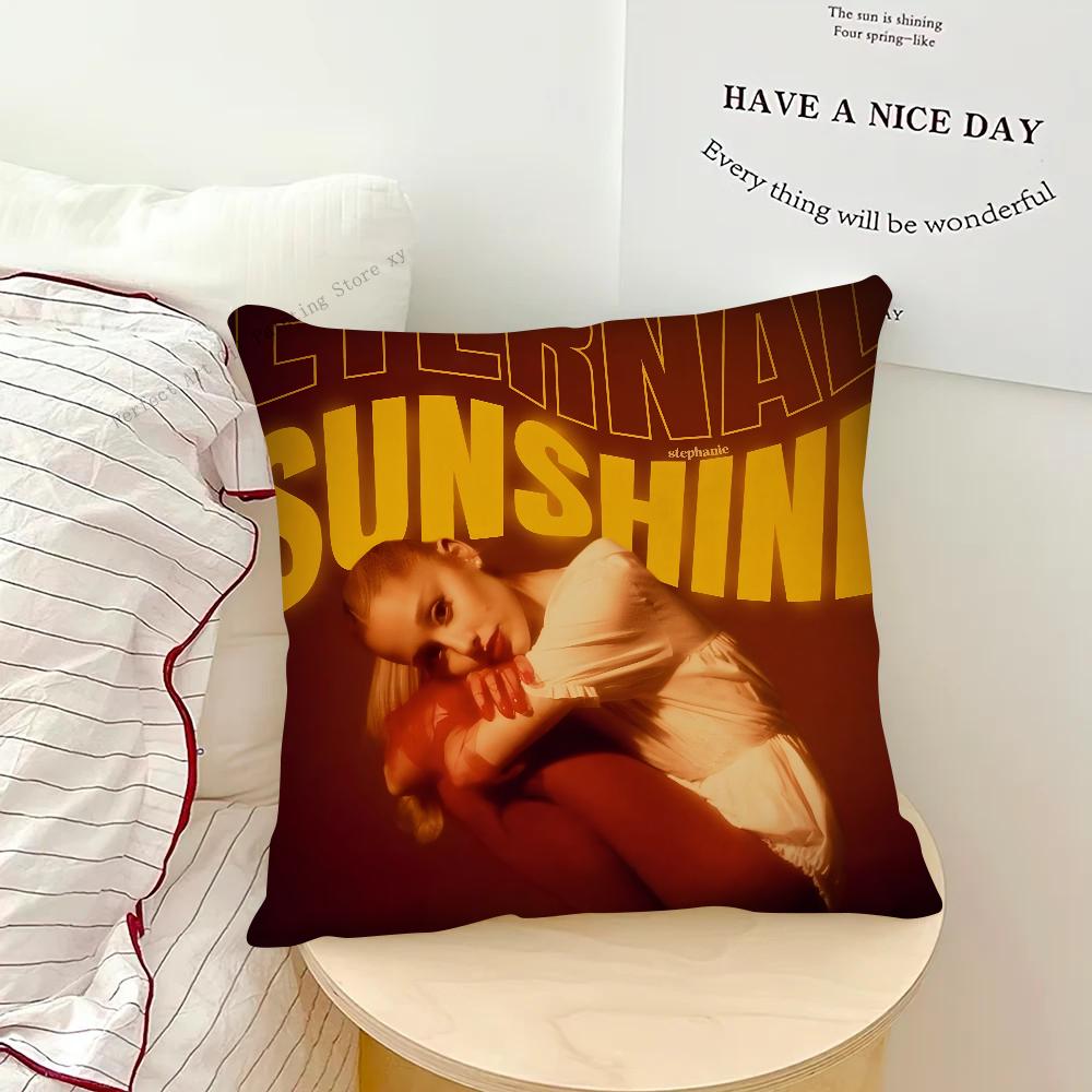 A- Arianas Singer G-Grande Pillow Case Square Pillow Bedroom Sofa Leisure Comfort Cushion Car Living Room Home Decoration