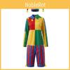 Costume Cosplay da Clown Terrifier in Poliestere per Feste a Tema Halloween e Spettacoli Teatrali