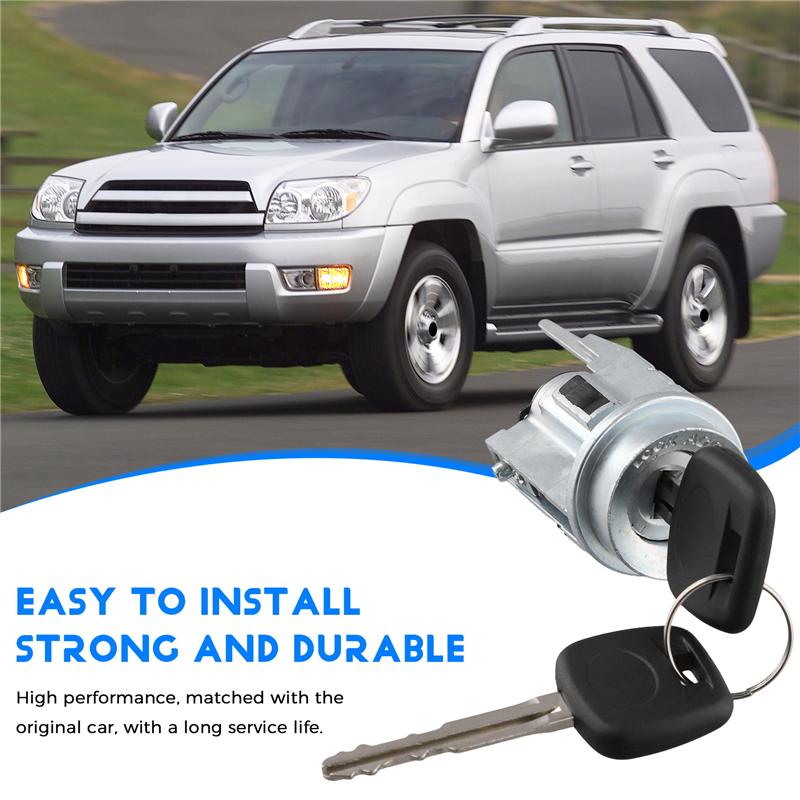 L37A-Car Front Left Right Door Lock Cylinder Ignition Switch Lock Cylinder With Keys 69052-35150 For Toyota 4Runner 1998-2002 как