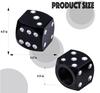 Valve Cap Car Tire Dice Aluminum Tire Valve Cap Dice