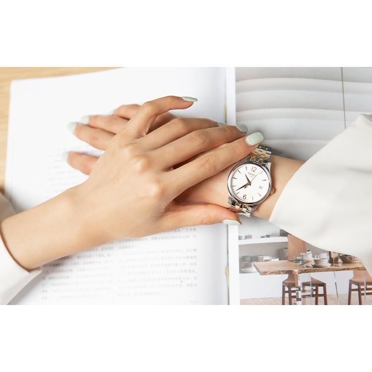 TISSOT Junya Collection Quartz Movement 30m Water Resistance Women's Watch 33mm White Dial T063.210.22.037.00