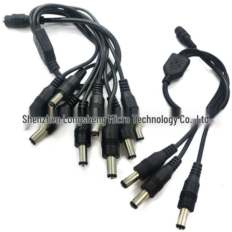 

Розгалужувач кабелю живлення 12 В постійного струму: 1-до-2/3/4/5/6/8 Гніздовий для Централізованого Моніторингу Камер 1 to 8 Power Cable