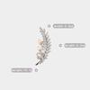 Luxury Japanese Wheat Ear Freshwater Pearl & Zircon Brooch Pin