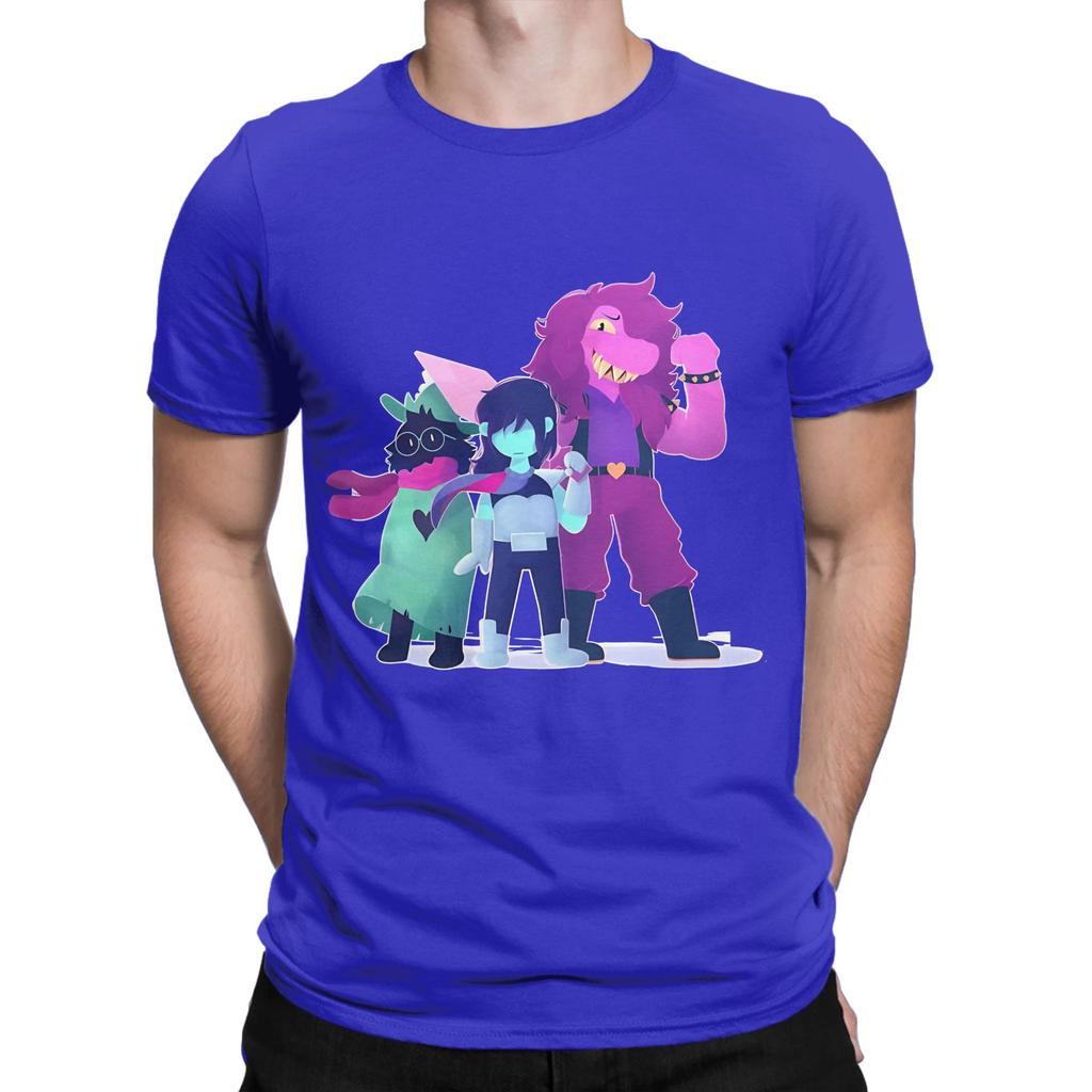 Deltarune lila Lustiges 100% Baumwoll-T-Shirt deltarune T-Shirts Tops Für Unisex
