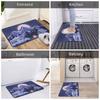 Personalized Happy Camper Doormat Mat Anti-Slip Camping Life Bathroom Kitchen Toilet Rug Carpet 40*60cm