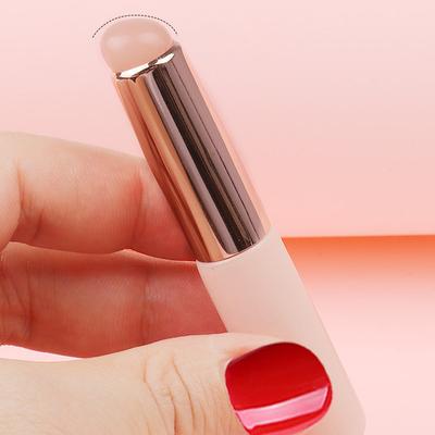 Silikonový štětec na rty Angled Concealer Makeup Brush Tool Přenosná kulatá hlava jako konečky prstů Q Soft Lipstick Brush Štětec na korektor