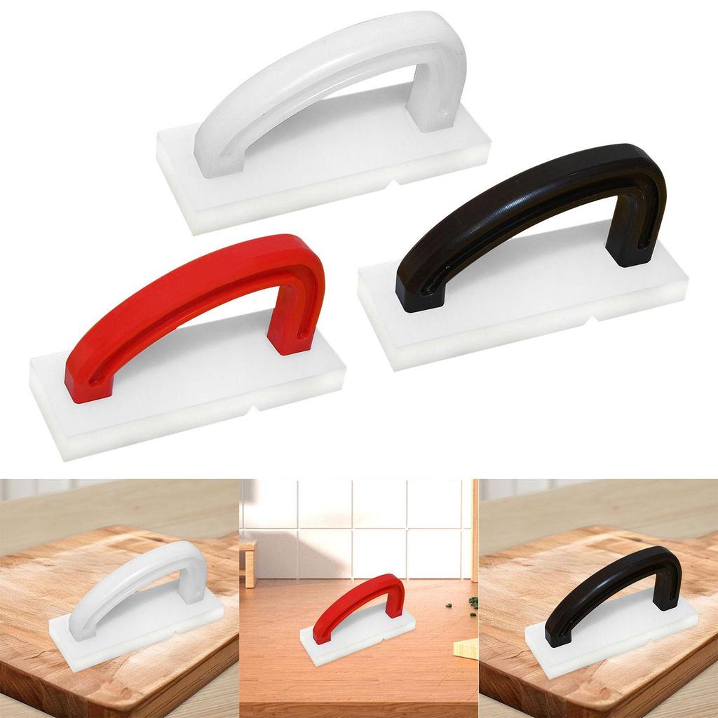 Cutting Board Scraper with Handle Stainless Steel Blade Effective Cleaning Chopping Board Planer for Home Restaurant Kitchen