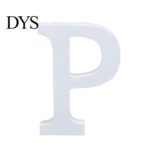 White Wooden Letter Capital Bridal Party Home Shop Name Decor Wedding Favour