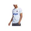 Nike Seria treningowa Dri-Fit Chelsea Oddychająca Modna Koszulka Piłkarska Krótki Rękaw Męskie Koszulki Biało-Szara HJ7139-101