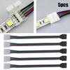 Cable Connector Wiring Harness Male Female Connector Wire PVC Plastic RGB Strip Light 4PIN Combine Light Segments
