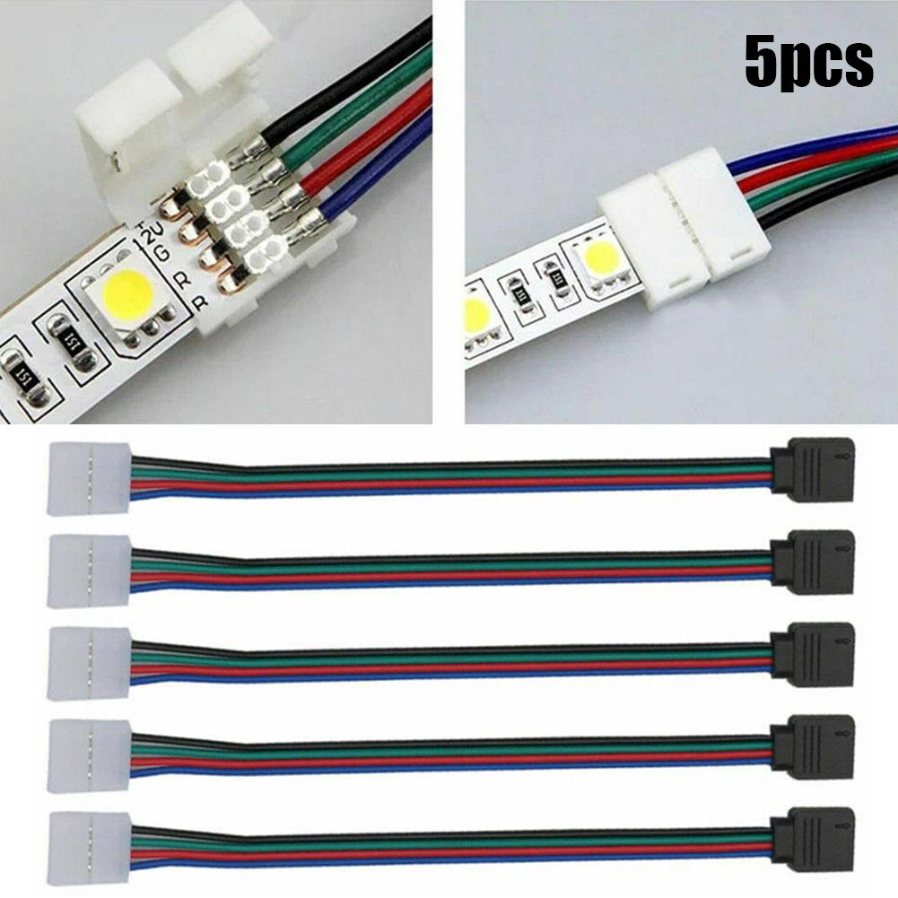Cable Connector Wiring Harness Male Female Connector Wire PVC Plastic RGB Strip Light 4PIN Combine Light Segments