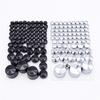1 Set Motorcycle Screw Chrome Bolt Toppers Cover Caps Kit For Harley-Davidson Dyna Glide TWIN CAM 1984-2006 2005 Motobike Parts