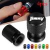 For Jimny 4pcs Car Wheel Tire Valve Caps Tyre Stem Covers Airdust Waterproof Accessories
