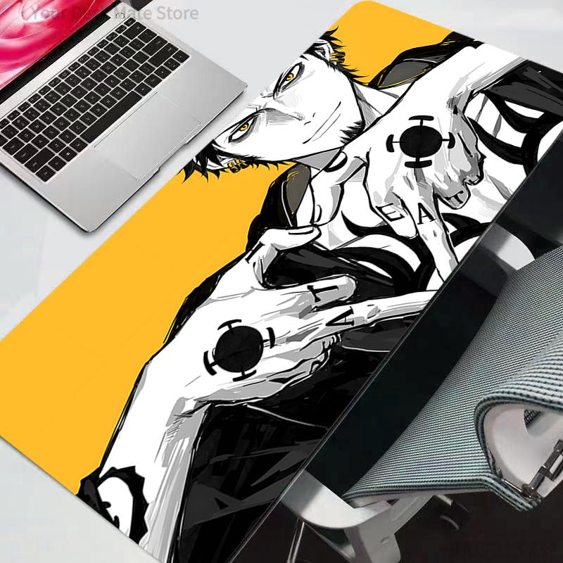 Mouse Pad One Piece Gaming Accessories Gabinete Gamer PC Computer Desk Mat Large XXL Keyboard Tablet Mousepad Durable Anime