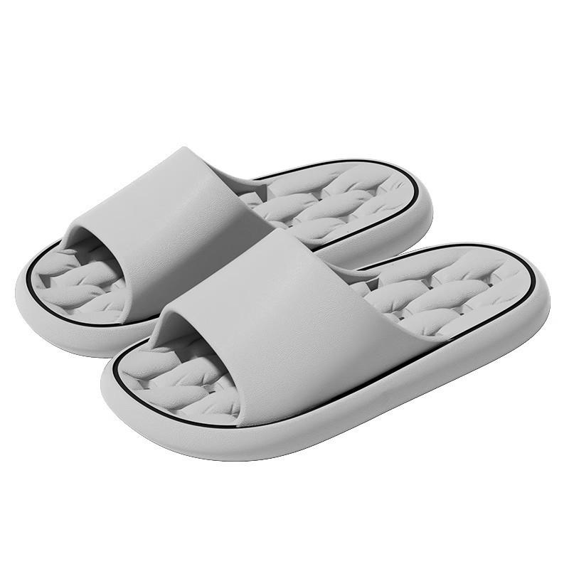Bathroom Slippers Summer Indoor Leakage Bathing Non-slip Thick Bottom Household Home Quick-drying Hollow Slippers Summer