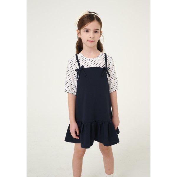 The Coffee Bean   Tea Leaf Navy Layered Dress Bz24op05nv