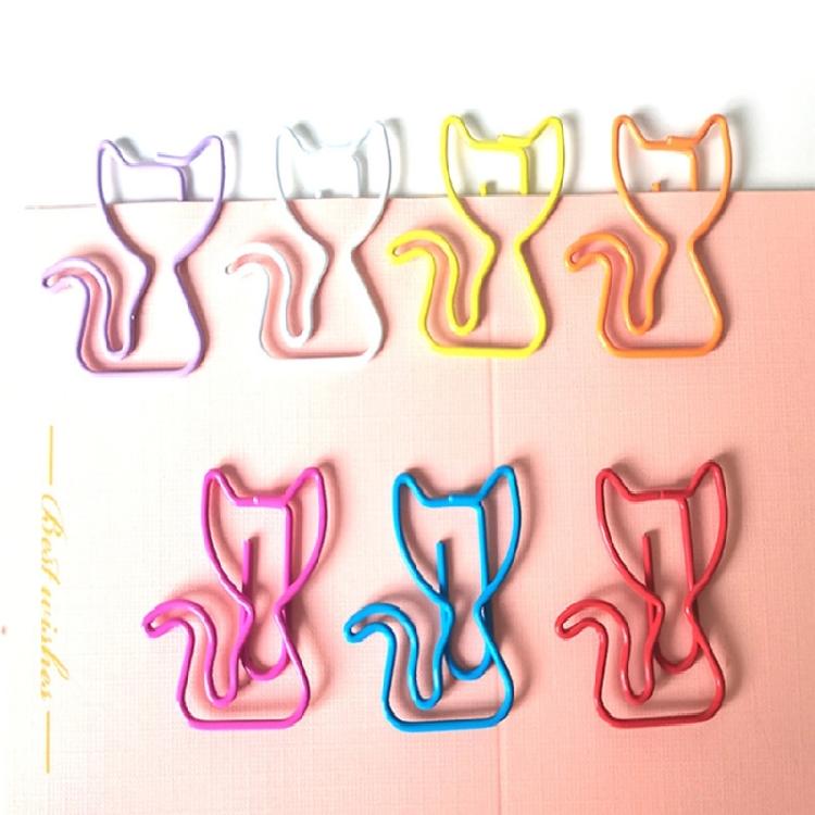 100 Pcs Lovely Animal Bookmarks Decorative Paper Clips Dogs Shaped Paper Clips Office School Supplies
